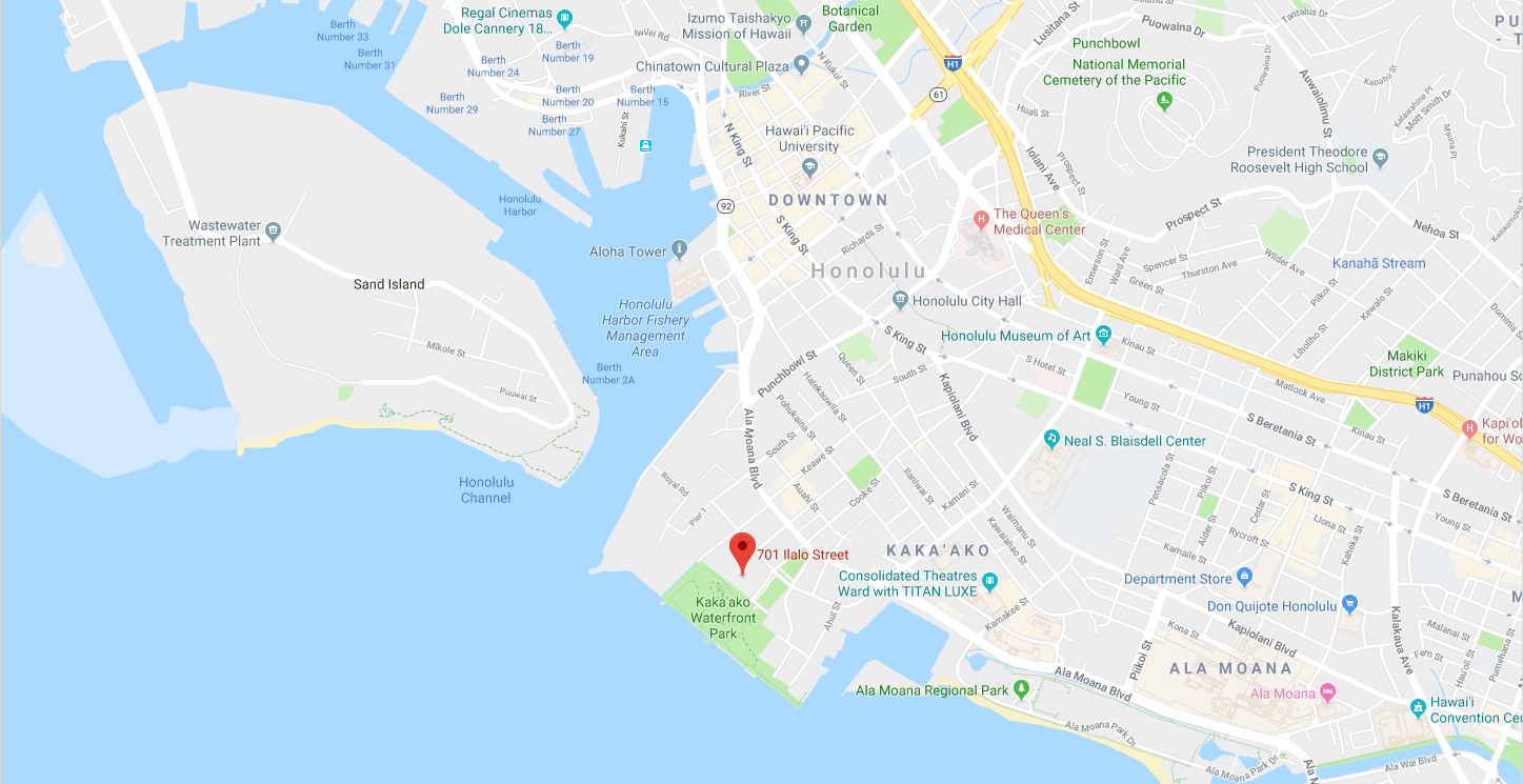 Location of the UH Cancer Center