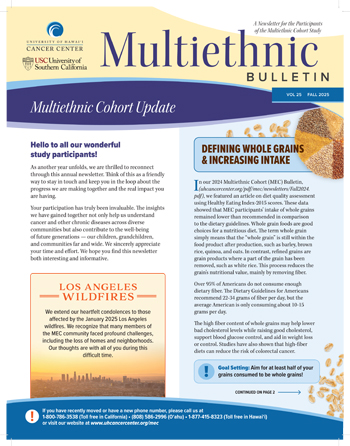 MEC Fall 2025 newsletter