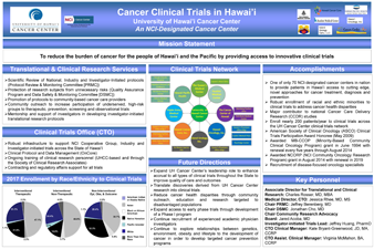 Clinical Trials in Hawaii poster for MEC 25 year anniversary