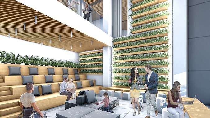 Interior design, lobby