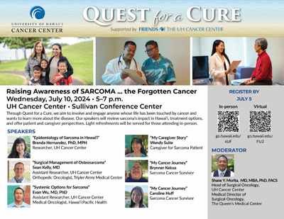 Quest for a Cure:  Sarcoma