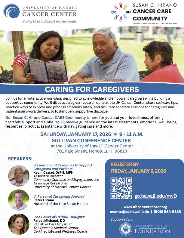 caring for caregiver flyer