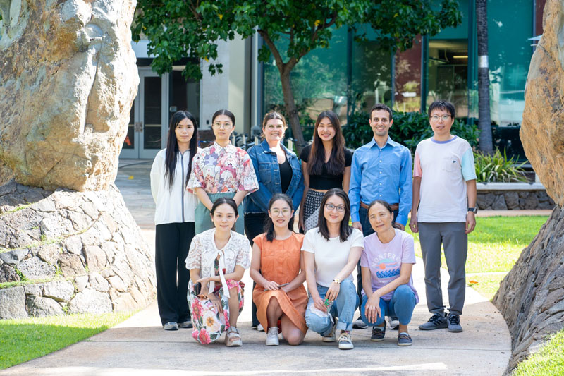 Group pictures at the UH Cancer Center